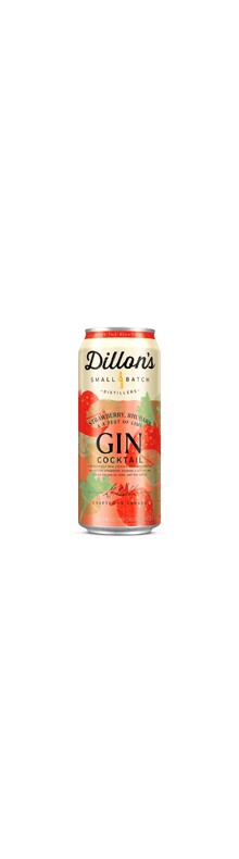 Dillon's Cocktail au Gin Fraise et Rhubarbe 